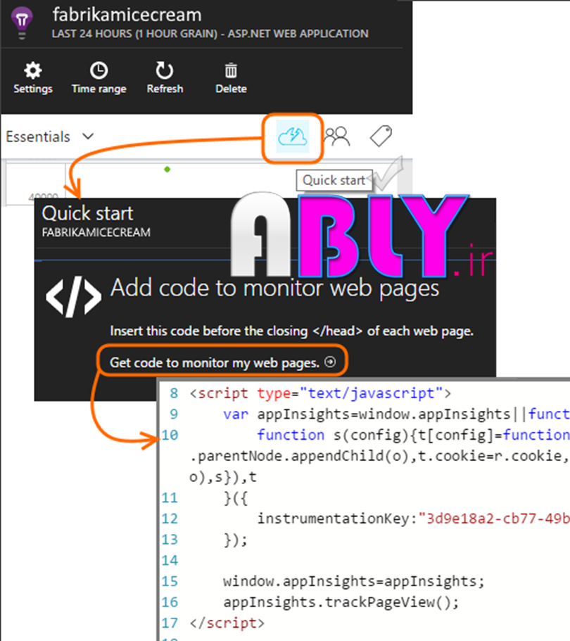 add application Insights 