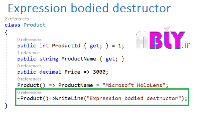 destructor in c sharp
