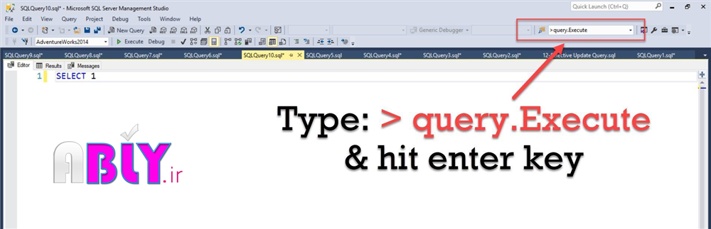 execute-query-without-f5