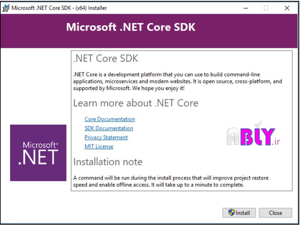آموزش فارسی asp.net core
