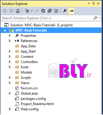 mvc folder structure