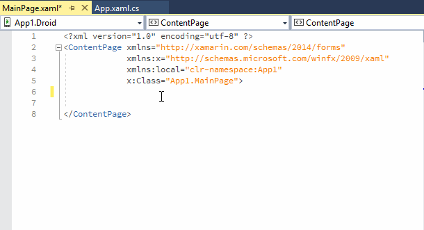 xaml-intellisnese